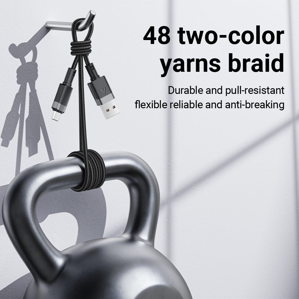 ACEFAST USB-A to USB-C Coiled Cable 1.2M - C14-04
