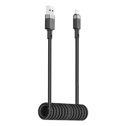 ACEFAST USB-A to USB-C Coiled Cable 1.2M - C14-04