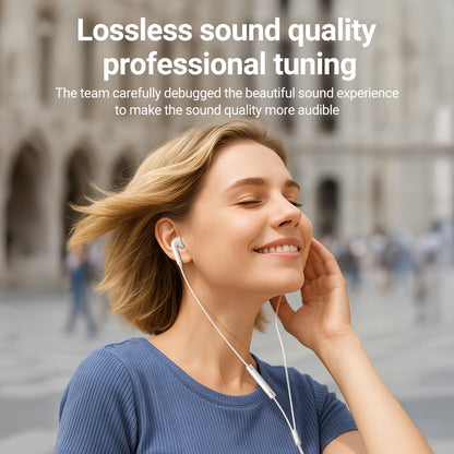 ACEFAST USB-C Half In-ear Wired Earphones with Mic - L7