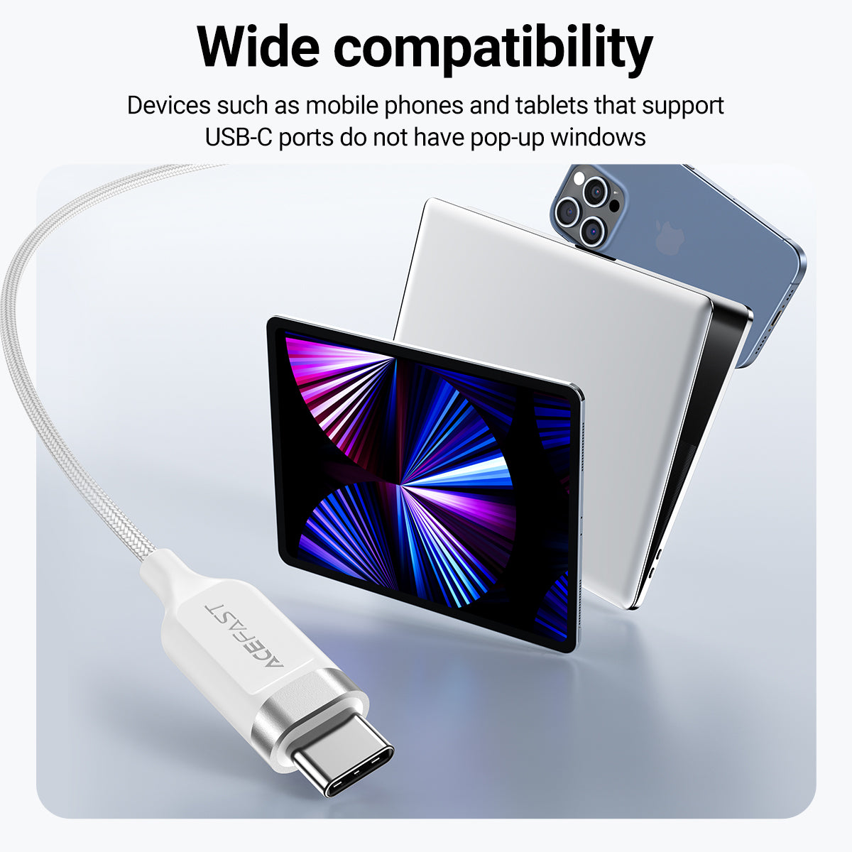 ACEFAST USB-C Half In-ear Wired Earphones with Mic - L7