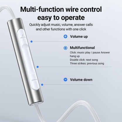 ACEFAST USB-C Half In-ear Wired Earphones with Mic - L7