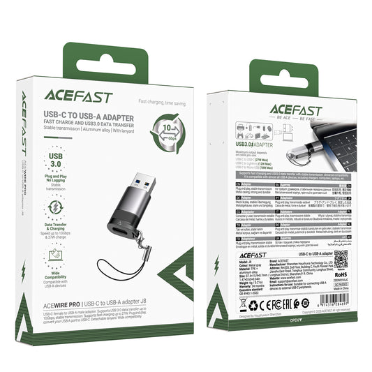 ACEFAST USB-C to USB-A Adapter - J8