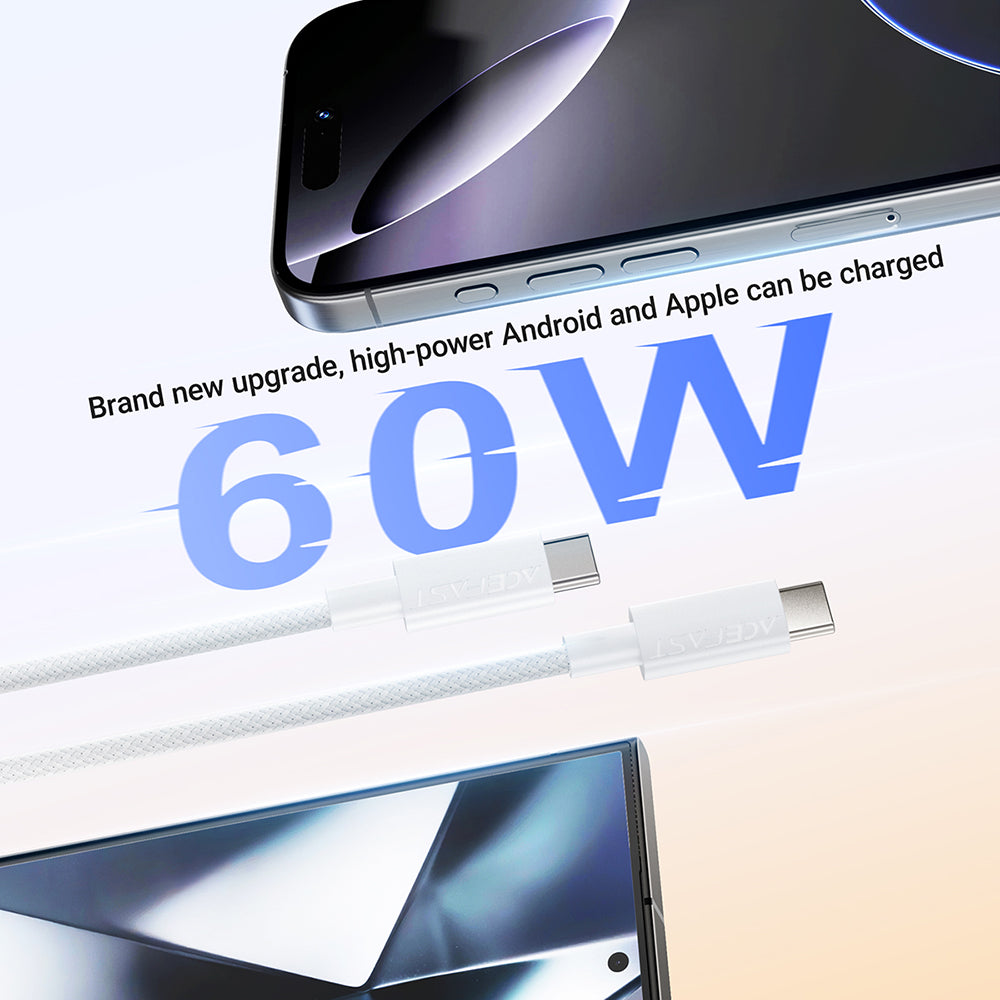 ACEFAST USB-C to USB-C Braid Charging Data Cable - C18-03