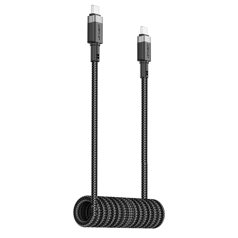 ACEFAST USB-C to USB-C Coiled Cable 1.2M - C14-03