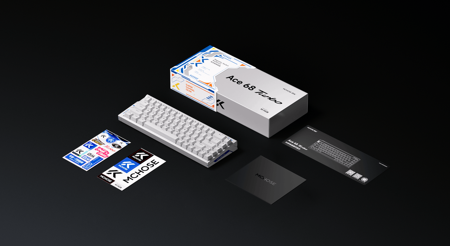 MCHOSE Ace 68 Turbo Full-aluminum Esports Hall Effect Keyboard