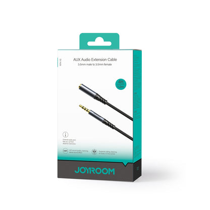 JOYROOM 3.5mm Male to 3.5mm Female AUX Audio Extension 1.2M - SY-A09