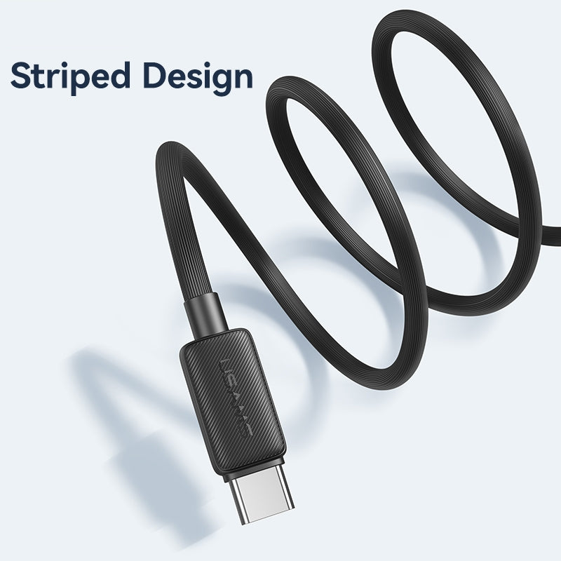 USAM Striped Data Cable KY Series 3M (USB/Type-C/Lightning/Micro)