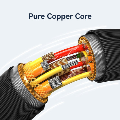 USAM Striped Data Cable KY Series 3M (USB/Type-C/Lightning/Micro)