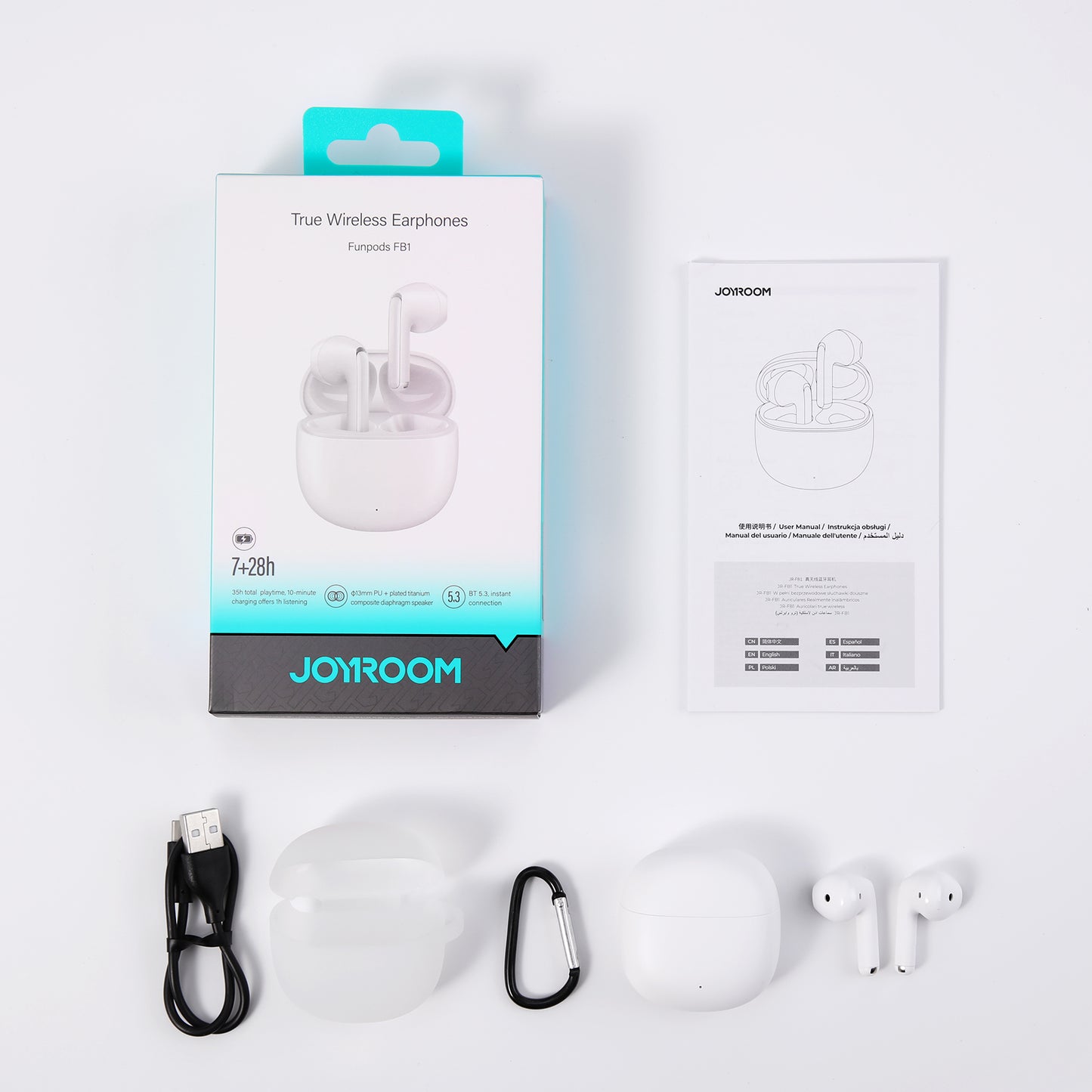 JOYROOM Funpods Series True Wireless Earbuds - JR-FB3/FB1