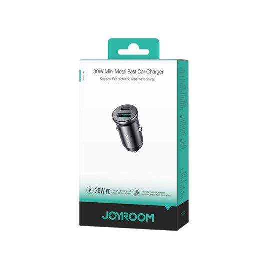 JOYROOM 30W Dual Ports A+C Mini Metal Car Charger JR-CCN05