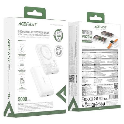 ACEFAST PD 20W Magnetic Fast Wireless Charging Power Bank - M25-5000