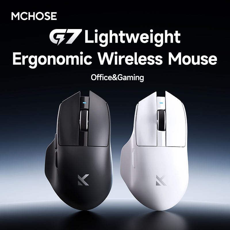 MCHOSE G7 Lightweight Ergonomic Wireless Mouse