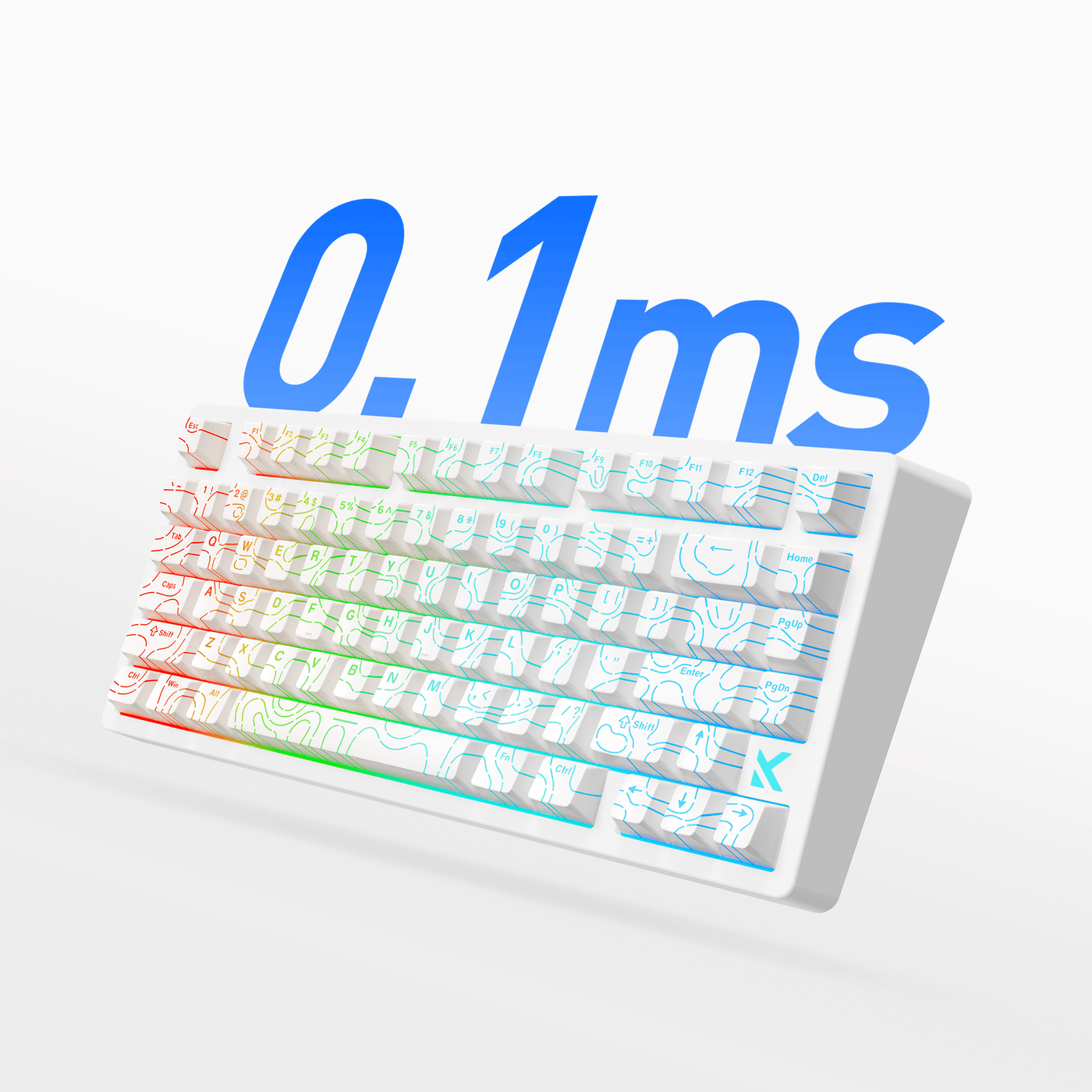 MCHOSE Jet 75 Hall Effect Magnetic Switch Gaming Keyboard