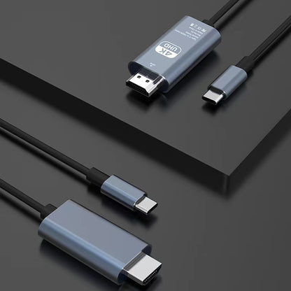 USB-C to HDMI Braided Cable 2 Metre 4K 60Hz