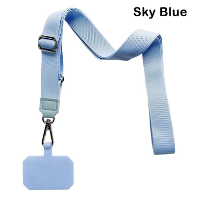 Adjustable Universal Phone Lanyard - Up to 80cm Length with 360° Rotatable Metal Clip