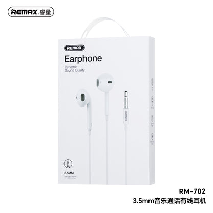REMAX Wired Earphones, Plug & Play (Type-C/Lightning/3.5mm) - RM-702