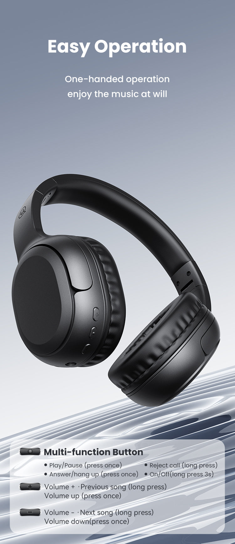 USAMS Wireless Headphones - Yun Series - YG23