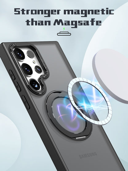 M4 Magnetic Built-in Kickstand Phone Case for Samsung