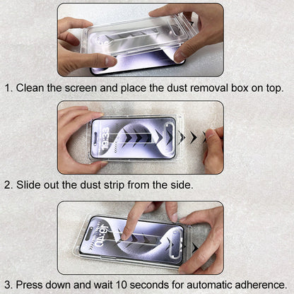 iPhone Screen Protector with Easy-Install Dust-Removal Kit