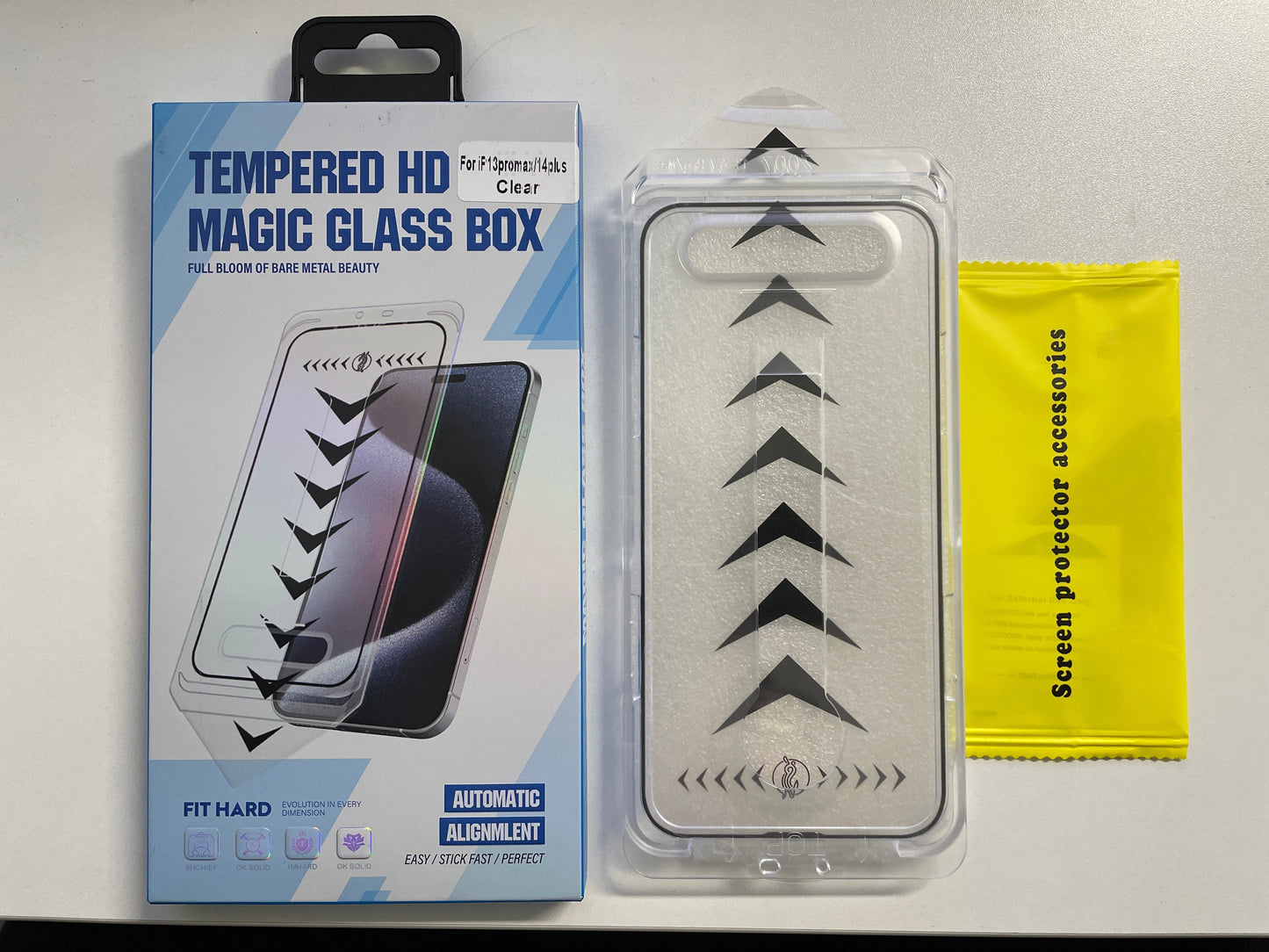 iPhone Screen Protector with Easy-Install Dust-Removal Kit