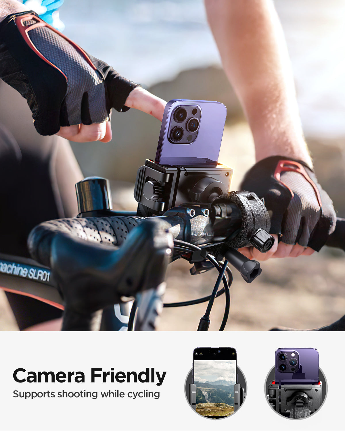 JOYROOM Camera-friendly Bike Phone Holder - JR-ZS266