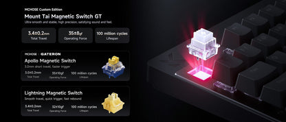 MCHOSE Mix 87 Hall Effect Magnetic Switch Gaming Keyboard