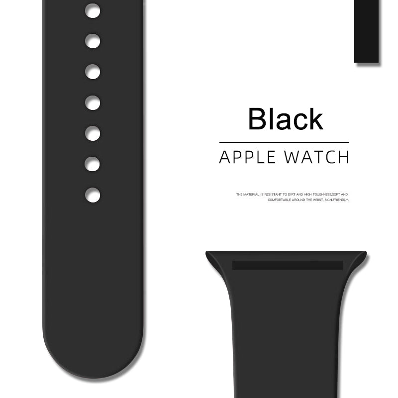 Silicone Apple Watch Strap (Multiple colours available)