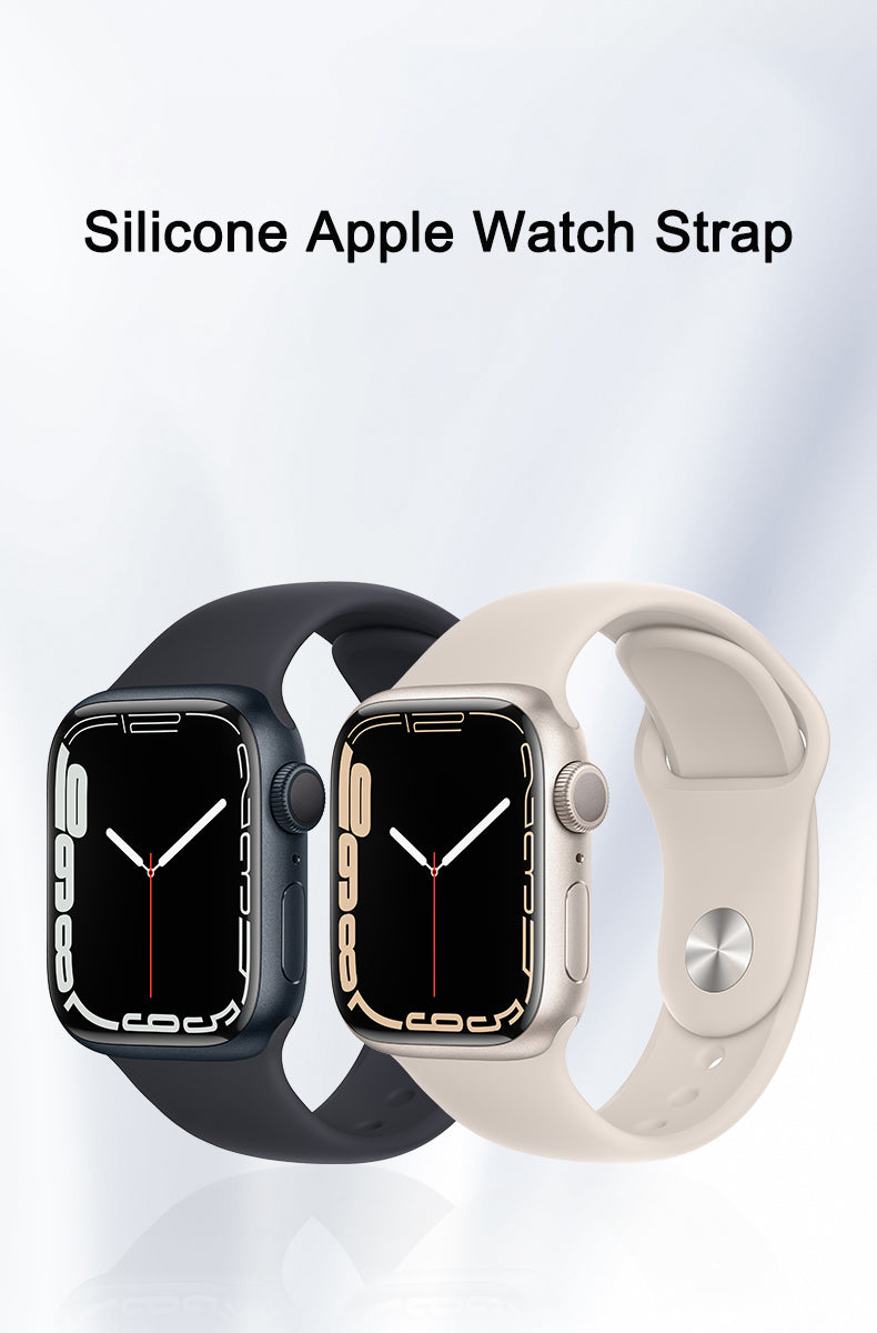 Silicone Apple Watch Strap (Multiple colours available)