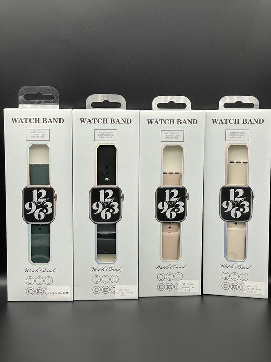 Silicone Apple Watch Strap (Multiple colours available)