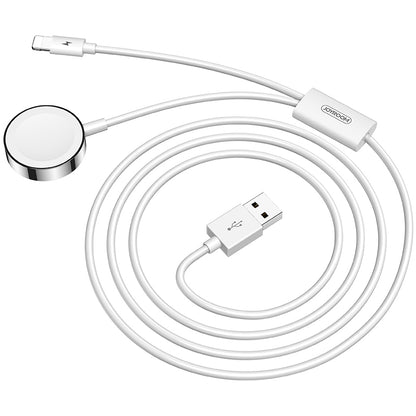 JOYROOM Apple Watch Charger Magnetic Two-in-One Charger 1.5M - S-IW002S