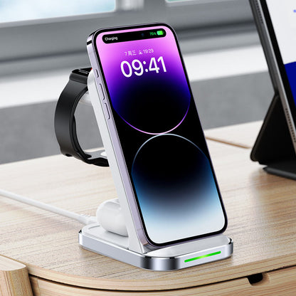 ACEFAST 3-in-1 Fast Wireless Charger Stand - E15