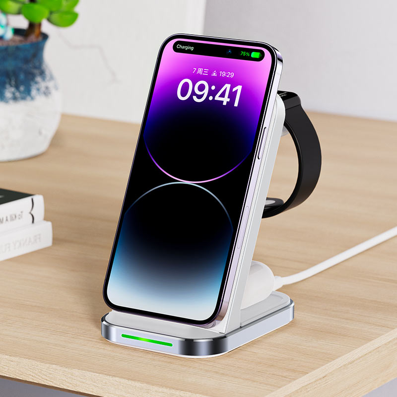 ACEFAST 3-in-1 Fast Wireless Charger Stand - E15