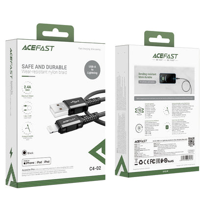 ACEFAST Premium USB-A to Lightning Cable MFi Certified- C4-02