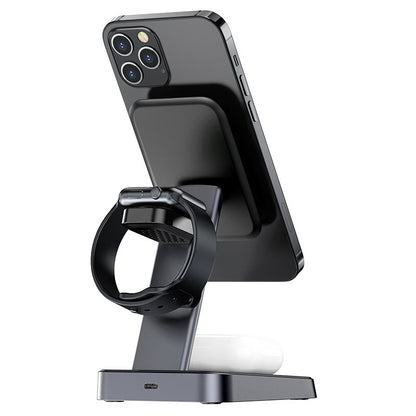 ACEFAST 3-in-1 Wireless Charger Stand for iPhone, AirPods and Apple Watch E3