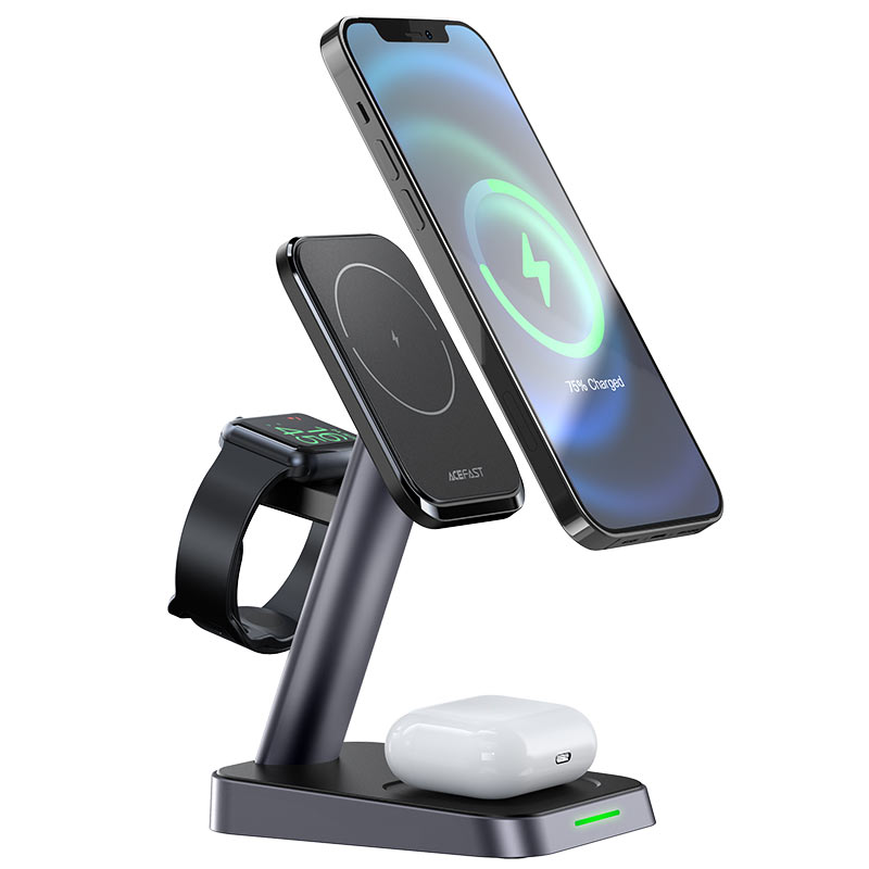 ACEFAST 3-in-1 Wireless Charger Stand for iPhone, AirPods and Apple Watch E3