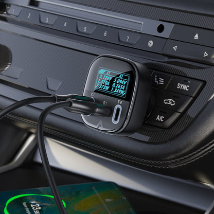 ACEFAST Fast Car Charger 101W 3 Ports with Voltage Display